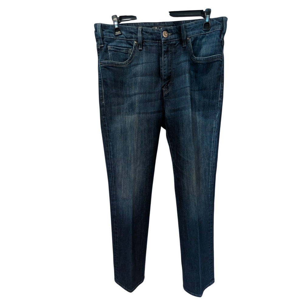 34 Heritage Mens Dark Wash Blue Stretch Denim Jeans Charisma Comfort 38x32